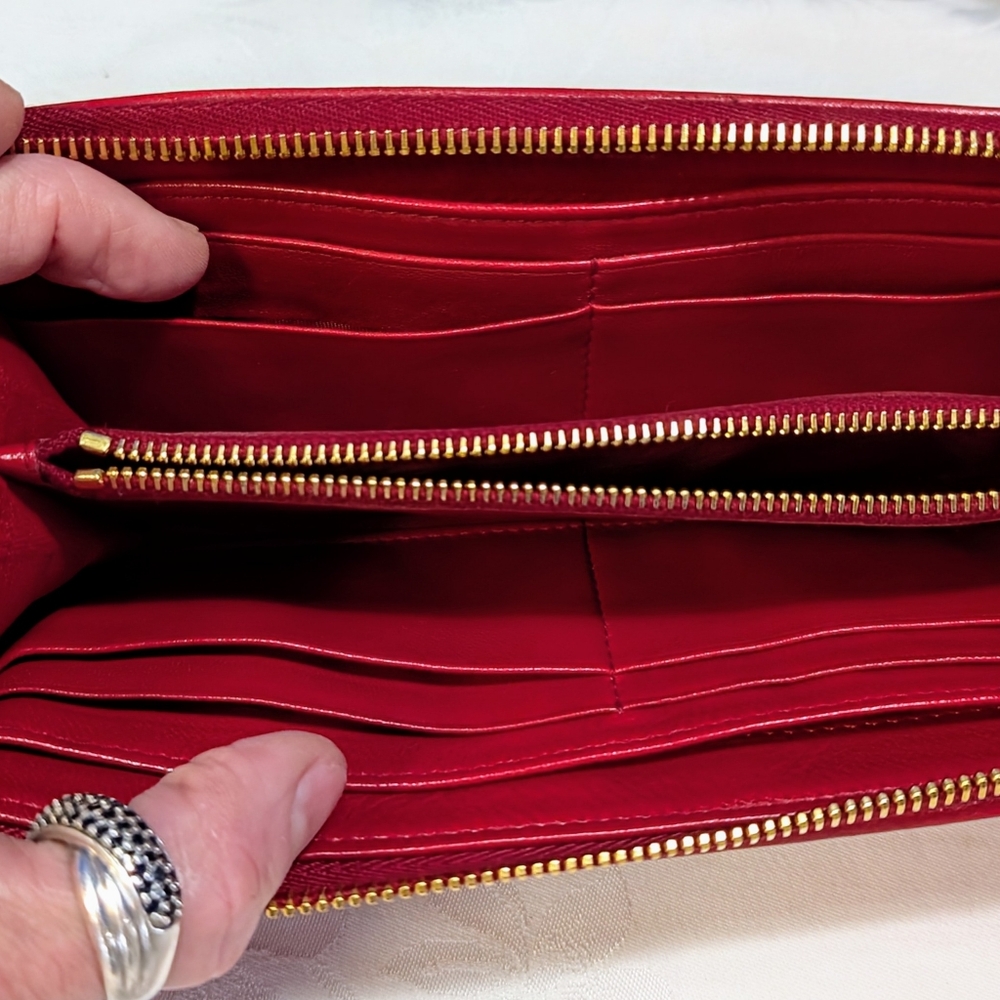 Miu Miu Pink and Red Western Design Wallet - Picture 14 of 14